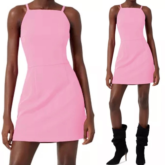 FRENCH CONNECTION
Whisper Light Square Neck Dress punk size 4 - Picture 4 of 12